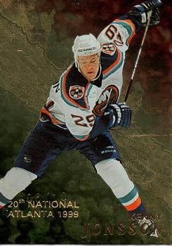 1998-99 Be a Player - Gold Atlanta National #87 Kenny Jonsson Front