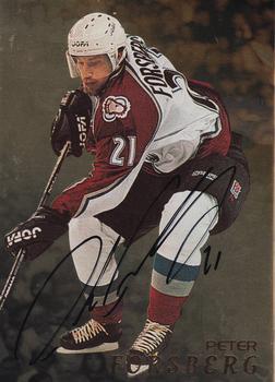 1998-99 Be a Player - Autographs Gold #35 Peter Forsberg Front
