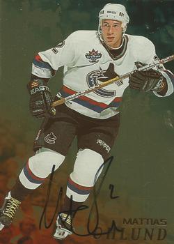 1998-99 Be a Player - Autographs Gold #142 Mattias Ohlund Front