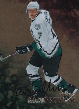 1998-99 Be a Player - Autographs Gold #153 Tomas Sandstrom Front