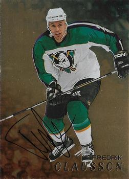 1998-99 Be a Player - Autographs Gold #154 Fredrik Olausson Front