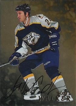 1998-99 Be a Player - Autographs Gold #224 Scott Walker Front
