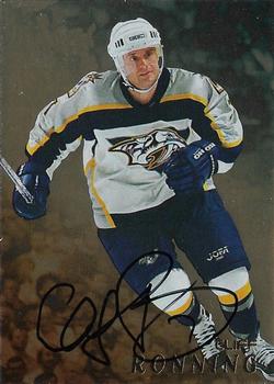 1998-99 Be a Player - Autographs Gold #226 Cliff Ronning Front