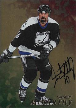 1998-99 Be a Player - Autographs Gold #282 Sandy McCarthy Front