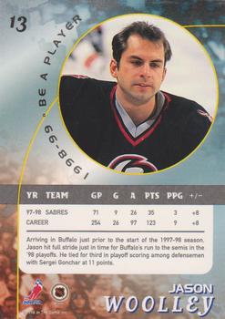 1998-99 Be a Player - Gold #13 Jason Woolley Back
