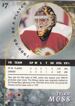 1998-99 Be a Player - Gold #17 Tyler Moss Back