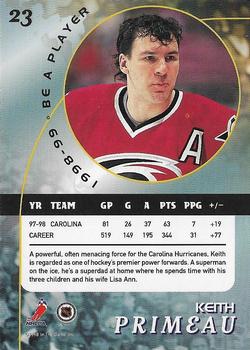 1998-99 Be a Player - Gold #23 Keith Primeau Back