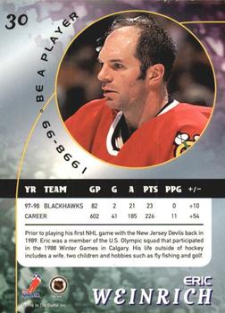 1998-99 Be a Player - Gold #30 Eric Weinrich Back