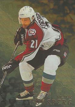 1998-99 Be a Player - Gold #35 Peter Forsberg Front