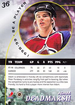 1998-99 Be a Player - Gold #36 Adam Deadmarsh Back