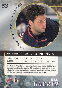 1998-99 Be a Player - Gold #53 Bill Guerin Back