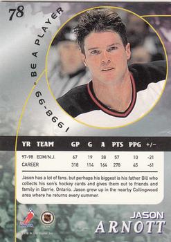 1998-99 Be a Player - Gold #78 Jason Arnott Back