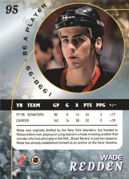 1998-99 Be a Player - Gold #95 Wade Redden Back