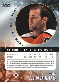 1998-99 Be a Player - Gold #100 Eric Lindros Back
