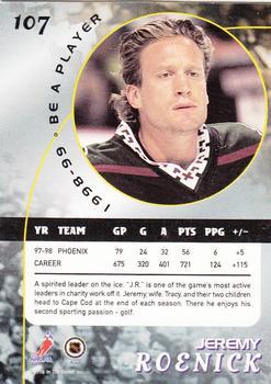 1998-99 Be a Player - Gold #107 Jeremy Roenick Back
