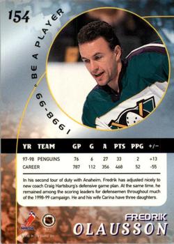 1998-99 Be a Player - Gold #154 Fredrik Olausson Back