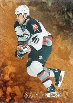 1998-99 Be a Player - Gold #163 Geoff Sanderson Front