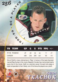 1998-99 Be a Player - Gold #256 Keith Tkachuk Back