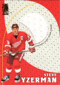 1998-99 Be a Player - Playoff Game Used Jerseys #G-15 Steve Yzerman Front