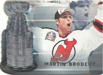 1998-99 Be a Player - Playoff Highlights #H-4 Martin Brodeur Front