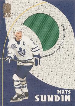 1998-99 Be a Player - Playoff Practice Used Jerseys #P-20 Mats Sundin Front