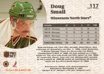 1991-92 Pro Set #117 Doug Smail Back