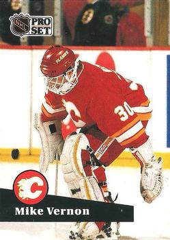 1991-92 Pro Set #35 Mike Vernon Front