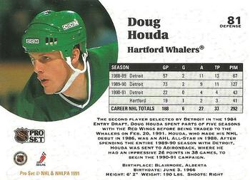 1991-92 Pro Set #81 Doug Houda Back