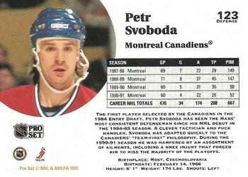 1991-92 Pro Set #123 Petr Svoboda Back