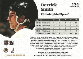 1991-92 Pro Set #174 Derrick Smith Back