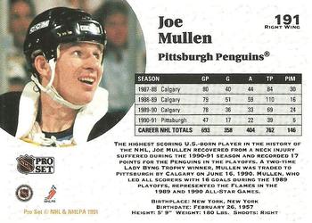 1991-92 Pro Set #191 Joe Mullen Back