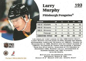 1991-92 Pro Set #193 Larry Murphy Back