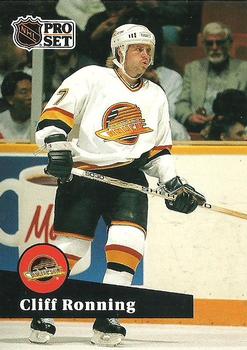 1991-92 Pro Set #241 Cliff Ronning Front