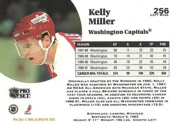 1991-92 Pro Set #256 Kelly Miller Back