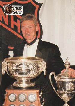 1991-92 Pro Set #324 Wayne Gretzky Front