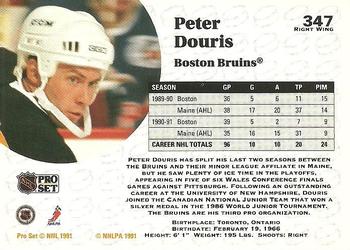 1991-92 Pro Set #347 Peter Douris Back