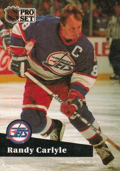 1991-92 Pro Set #273 Randy Carlyle Front