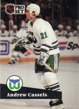 1991-92 Pro Set #395 Andrew Cassels Front