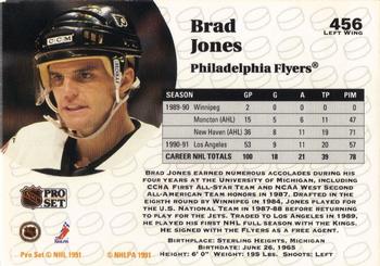 1991-92 Pro Set #456 Brad Jones Back