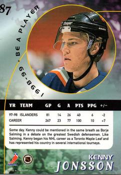 1998-99 Be a Player - Toronto Fall Expo #87 Kenny Jonsson Back