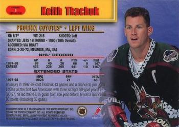1998-99 Bowman's Best - Atomic Refractors #6 Keith Tkachuk Back