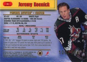 1998-99 Bowman's Best - Atomic Refractors #55 Jeremy Roenick Back
