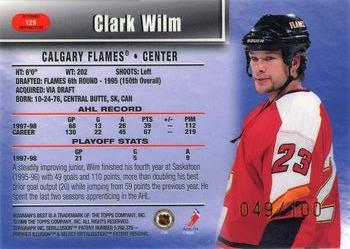 1998-99 Bowman's Best - Atomic Refractors #129 Clarke Wilm Back