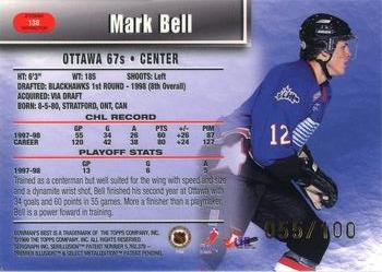 1998-99 Bowman's Best - Atomic Refractors #138 Mark Bell Back