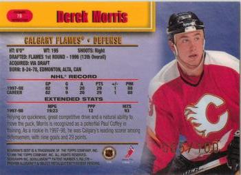 1998-99 Bowman's Best - Atomic Refractors #78 Derek Morris Back
