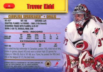 1998-99 Bowman's Best - Refractors #30 Trevor Kidd Back