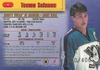 1998-99 Bowman's Best - Refractors #45 Teemu Selanne Back