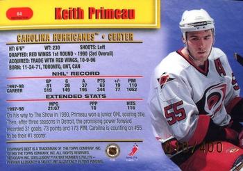 1998-99 Bowman's Best - Refractors #64 Keith Primeau Back