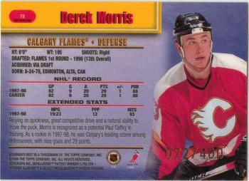 1998-99 Bowman's Best - Refractors #78 Derek Morris Back