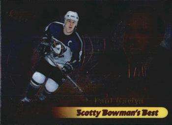 1998-99 Bowman's Best - Scotty Bowman's Best #SB9 Paul Kariya Front
